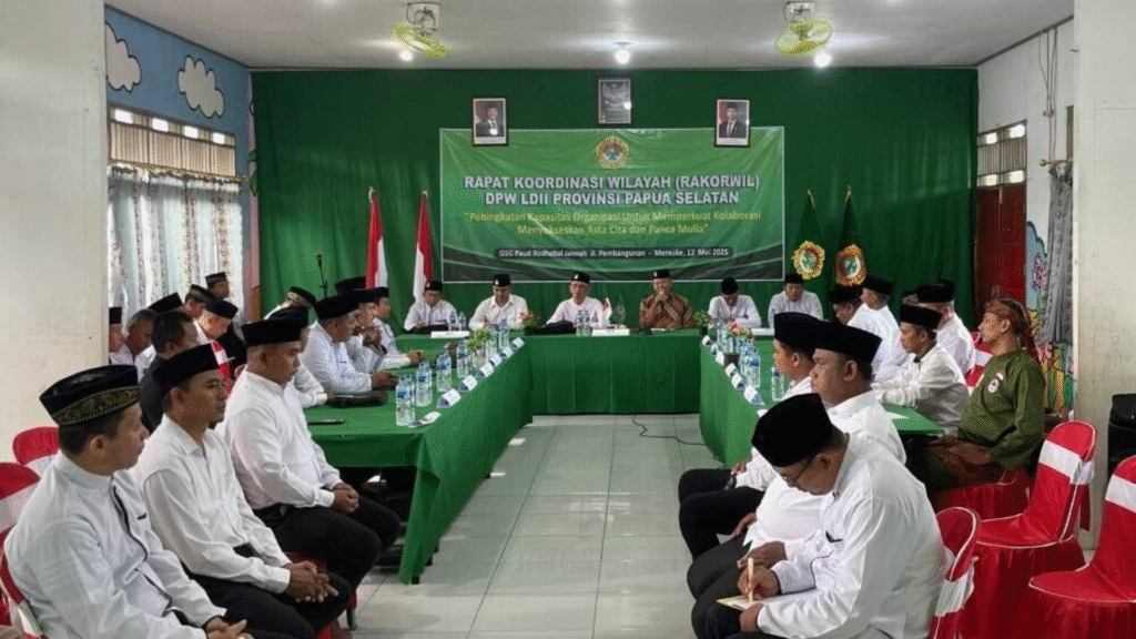 Rakorwil LDII Papua Selatan Dorong Optimalisasi Kinerja Organisasi