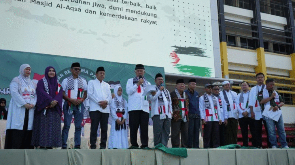 LDII Kota Padang Tunjukkan Dukungan pada Palestina Lewat Aksi Solidaritas
