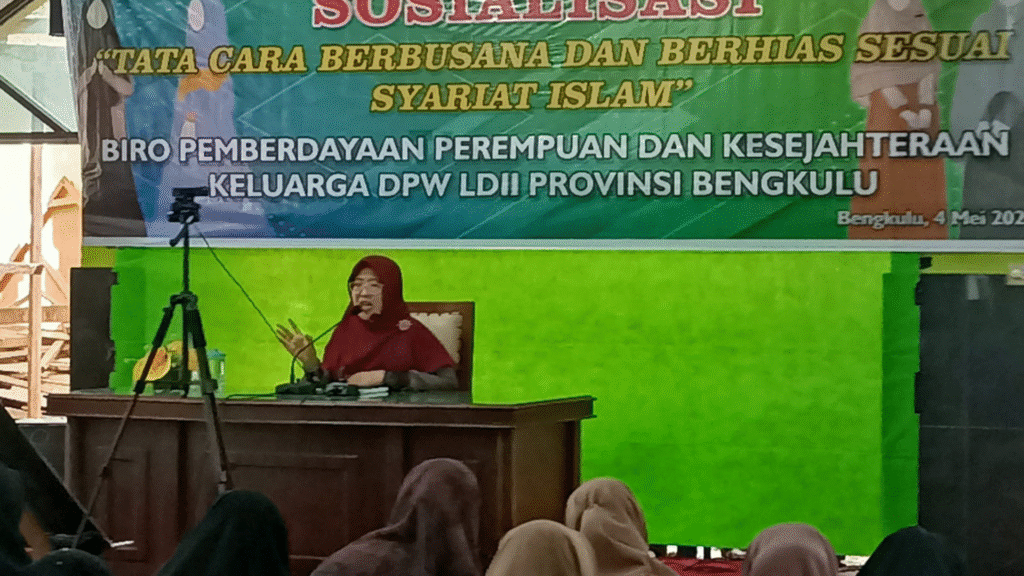DPW LDII Bengkulu Sosialisasikan Busana Syari, Bekali Remaja Putri dengan Nilai-Nilai Islami