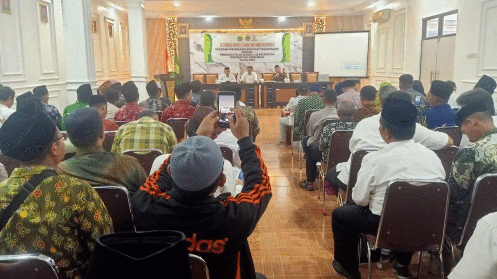 LDII Indramayu Berkomitmen Sertifikasi Tanah Wakaf Lewat Program PTSL Kemenag